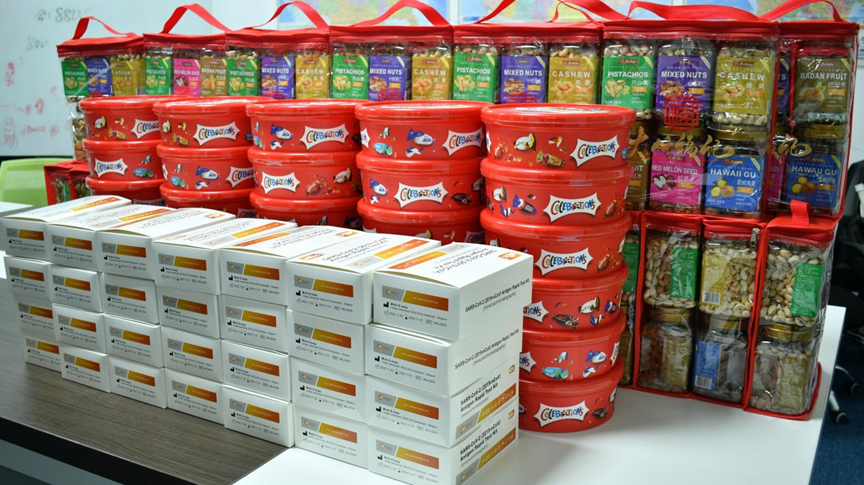 節日福利，溫情傳遞